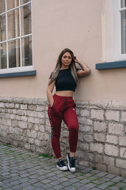 Dames Essentials Trainingsbroek Bordeaux Rood